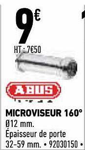 microviseur 160° abus