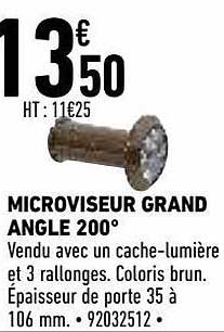 microviseur grand angle 200°