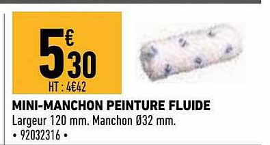 mini-manchon peinture fluide