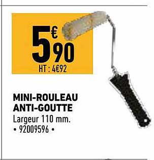 mini-rouleau anti-goutte