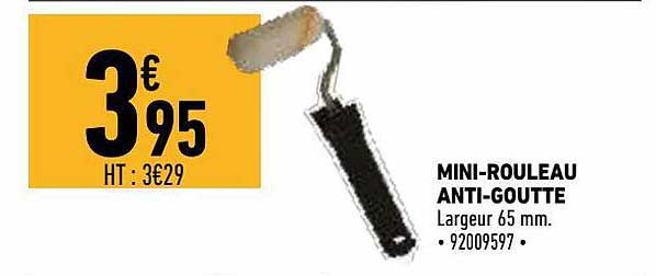mini-rouleau anti-goutte