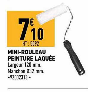 mini-rouleau peinture laquée