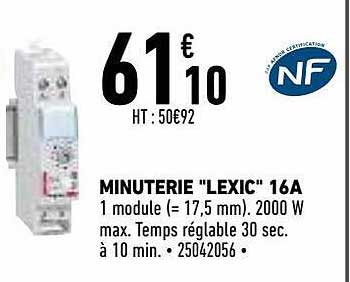 minuterie "lexic" 16a