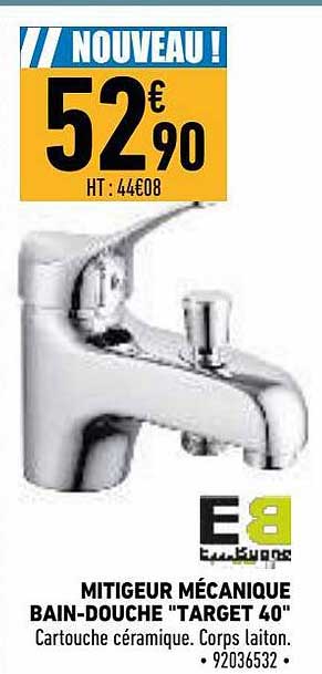 mitigeur mécanique bain-douche "target 40"