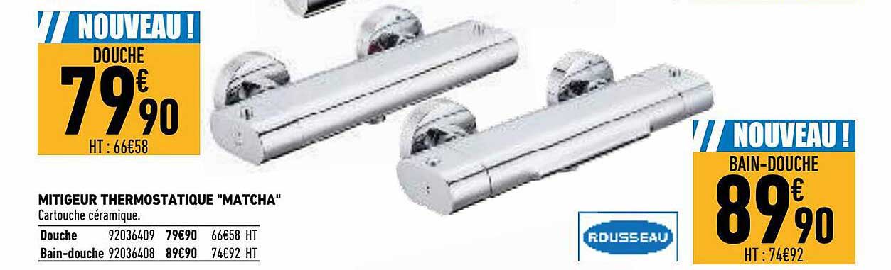 mitigeur thermostatique "matcha"