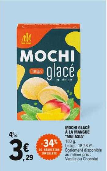 mochi glacé à la mangue "mei asia"