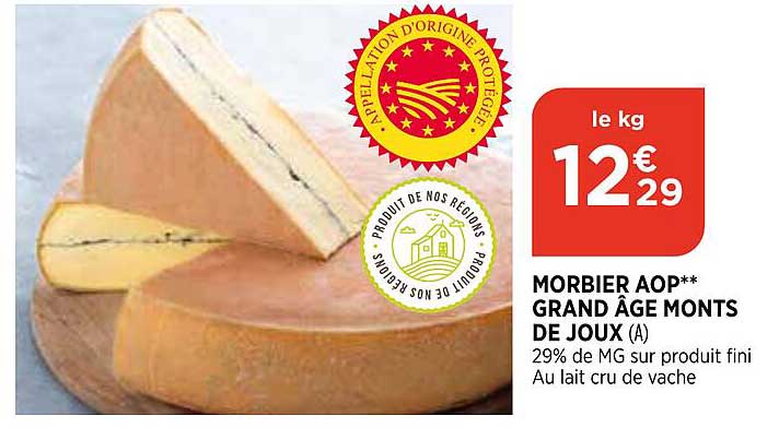 morbier aop grand âge monts de joux