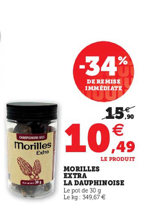 Morilles Extra La Dauphinoise