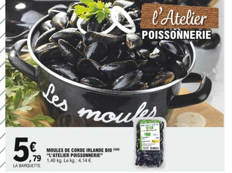 moules de corde irlande bio "l'atelier poissonnerie"