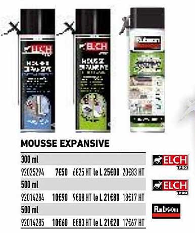 mousse expansive elch pro