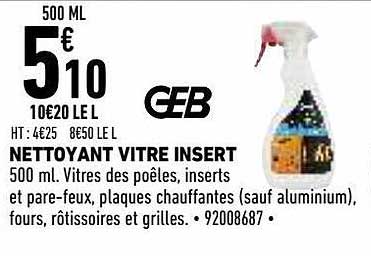 nettoyant vitre insert geb