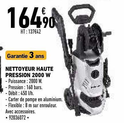 Nettoyeur Haute Pression 2000 W