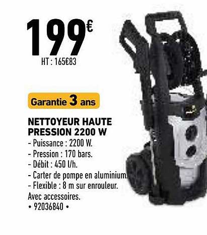 Nettoyeur Haute Pression 2200 W