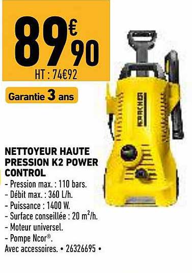 nettoyeur haute pression k2 power control kärcher