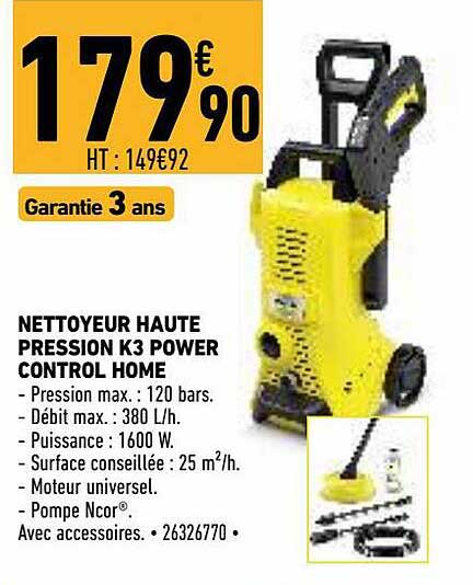 nettoyeur haute pression k3 power control home