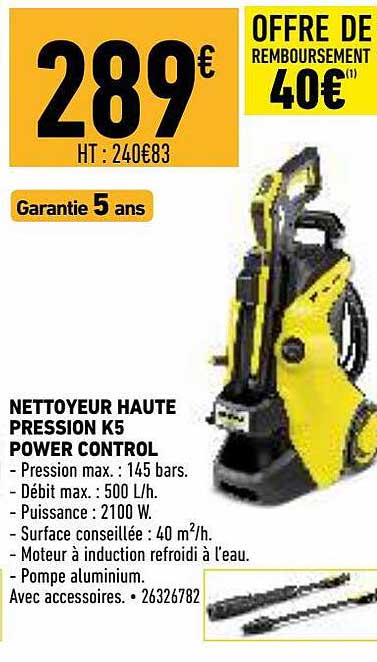 nettoyeur haute pression k5 power control