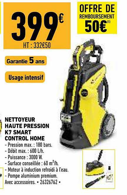 Nettoyeur Haute Pression K7 Smart Control Home