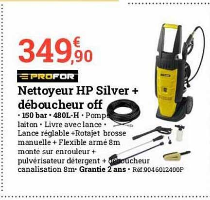 nettoyeur hp silver + déboucheur off profor