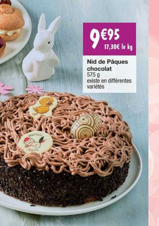nid de pâques chocolat