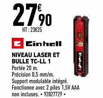 niveau laser et bull tc-ll 1 einhell