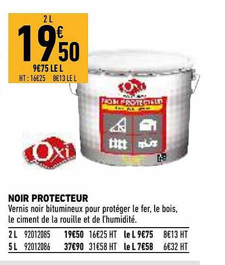 noir protecteur oxi