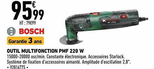 outil multifonction pmf 220 w bosch