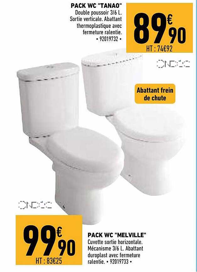 pack wc "tanao" pack wc "melville"