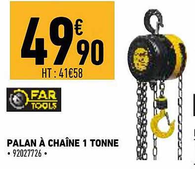 palan à chaîne 1 tonne  far tools