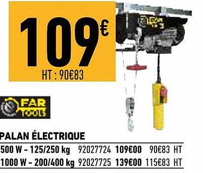 palan électrique far tools