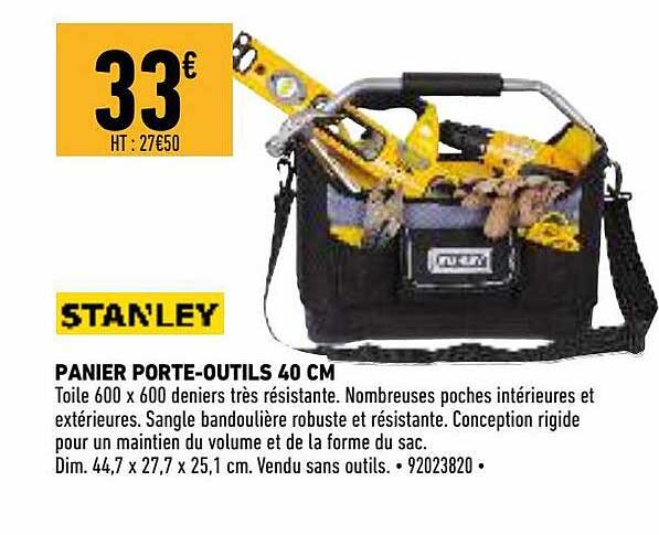 panier porte-outils 40 cm stanley