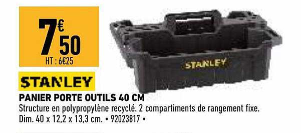 Panier Porte Outils 40 Cm Stanley