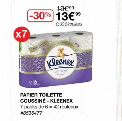 Papier Toilette Coussiné - Kleenex