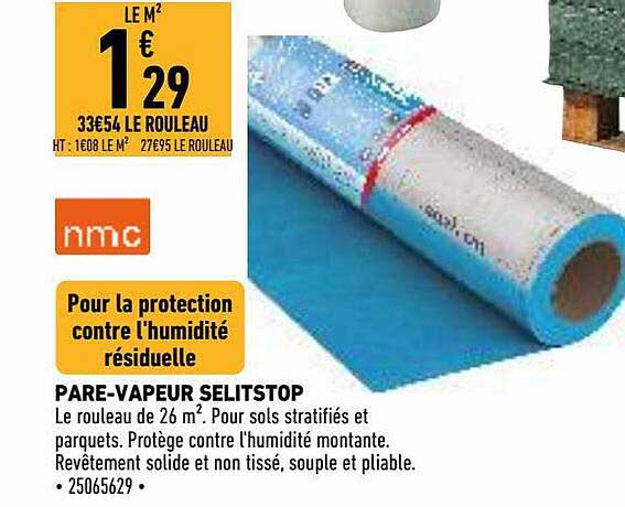 pare-vapeur selitstop nmc
