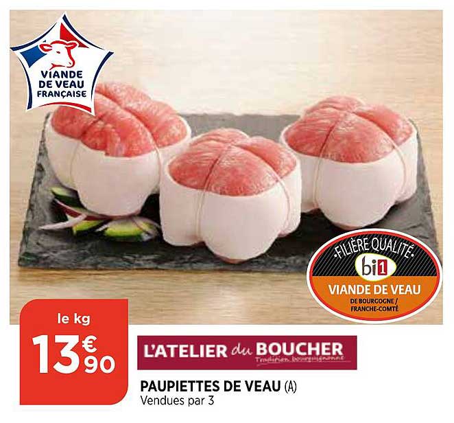 paupiettes de veau l'atelier du boucher