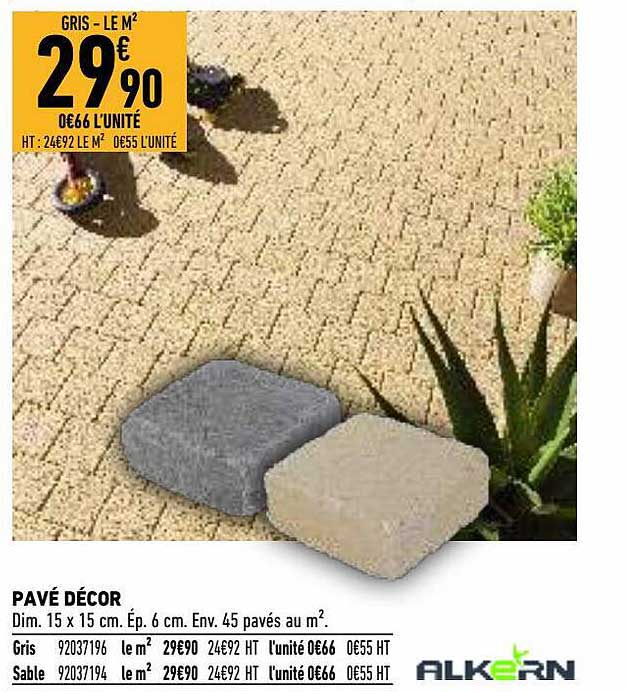 pavé décor alkern