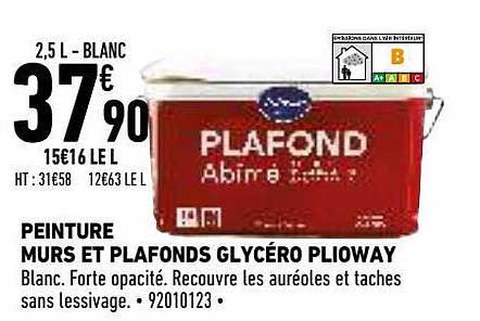 peinture murs et plafonds glycéro plioway