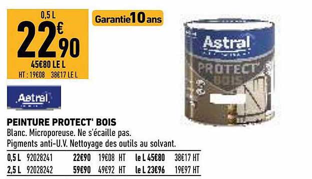 peinture protect' bois astral
