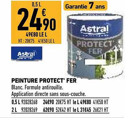 peinture protect' fer astral