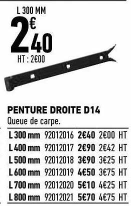 penture droite d14