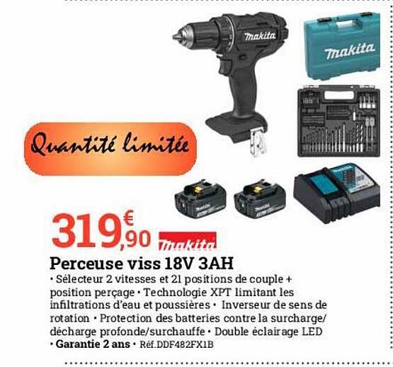perceuse viss 18v 3ah makita