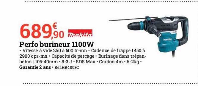 perfo burineur 1100w makita