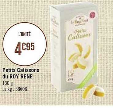 petits calissons du roy rené