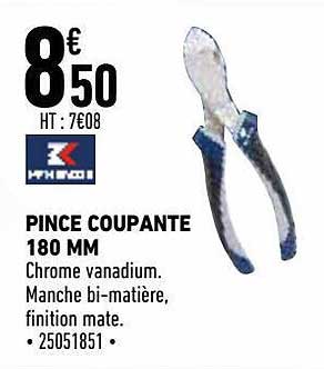 pince coupante 180 mm