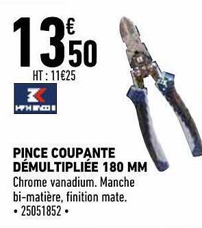 pince coupante démultipliée 180 mm