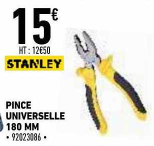 pince universelle 180 mm staley
