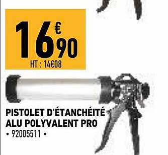 pistolet d'étanchéité alu polyvalent pro