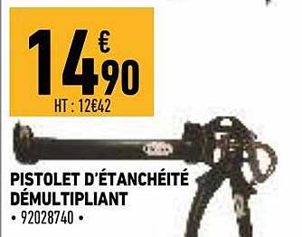pistolet d'étanchéité démultipliant