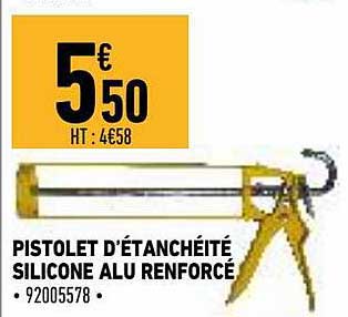 Pistolet D'étanchéité Silicone Alu Renforcé