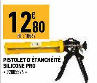 pistolet d'étanchéité silicone pro