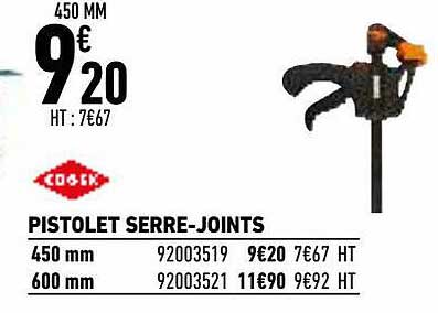 pistolet serre-joints